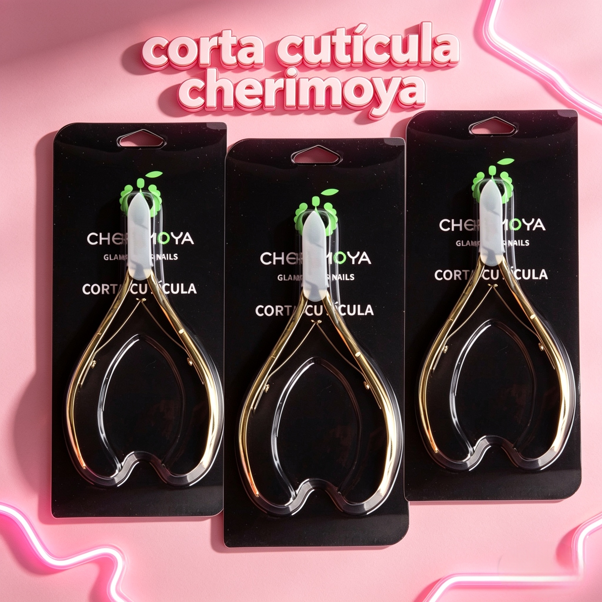 3 Corta Cutícula Cherimoya Dorado