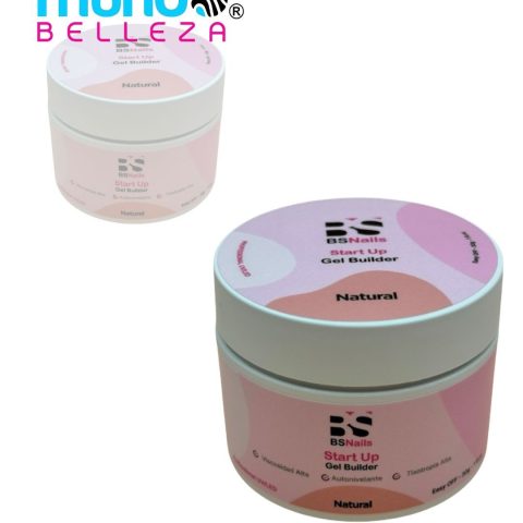 BS Nails Soft Cover Gel Builder Natural Pote Blanco 30 g
