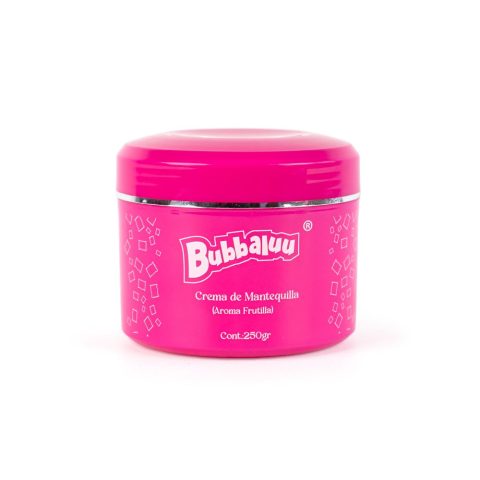 Bubbaluu Crema de Mantequilla Aroma Frutilla 250 g