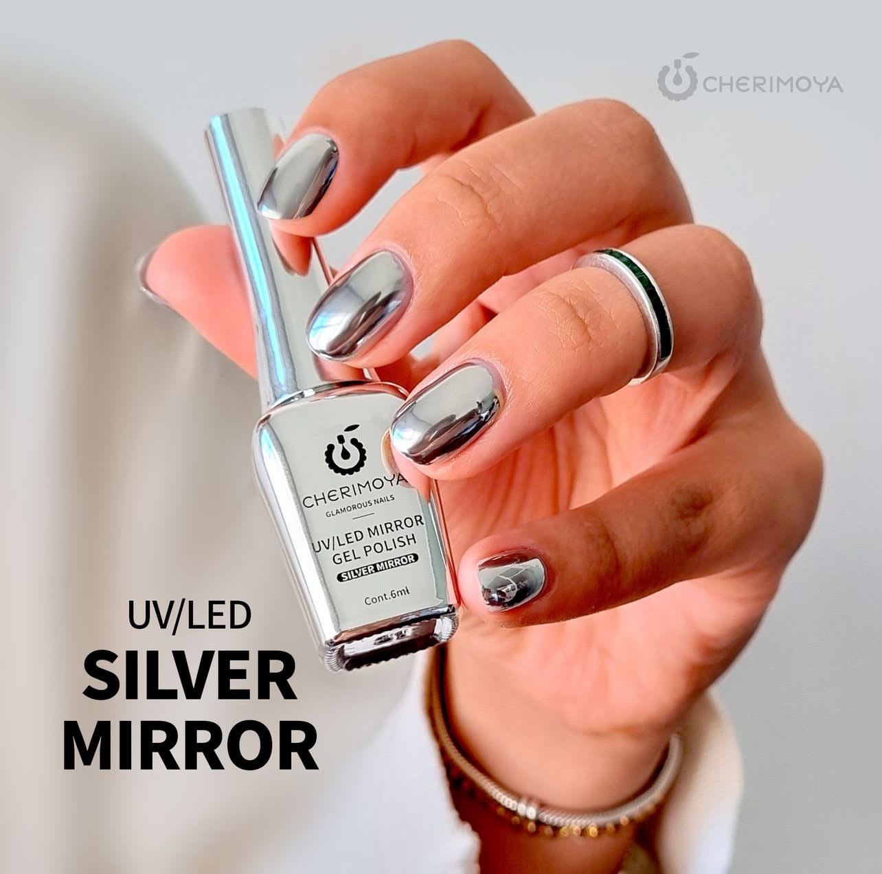 Cherimoya Esmalte Metálico Mirror Gel Polish - Imagen 2