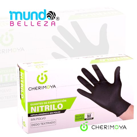 Cherimoya Guantes de Nitrilo Talla M