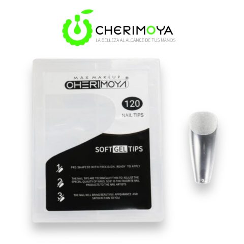 Cherimoya Uñas Press Gel Coffin Largo
