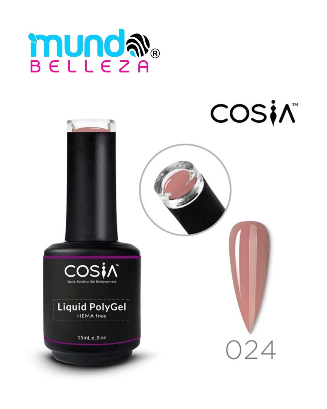 Cosia Poligel Líquido 15 ml 024