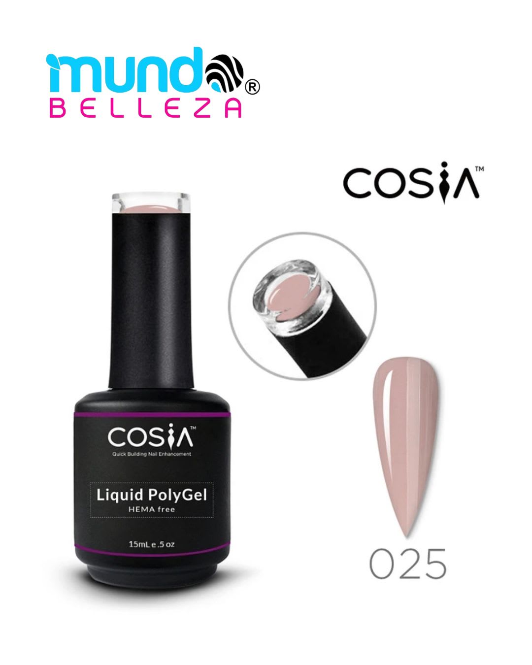 Cosia Poligel Líquido 15 ml 025