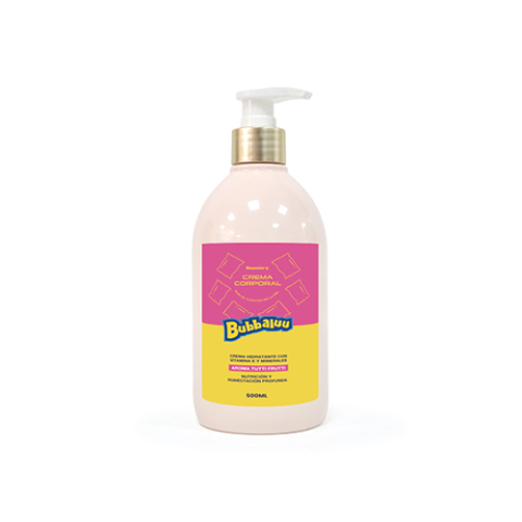 Crema Corporal Hidratante Bubbaluu Tutti Fruti 500 ml