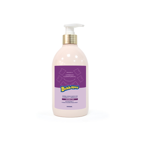Crema Corporal Hidratante Bubbaluu Uva 500 ml