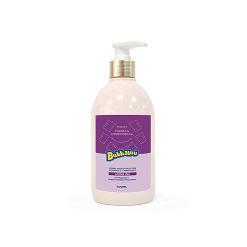 Crema Corporal Hidratante Bubbaluu Uva 500 ml