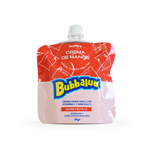 Crema para Manos 30 Gramos Bubbaluu Frutilla