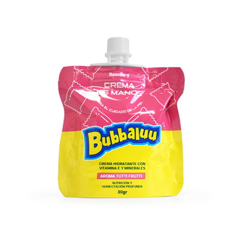 Crema para Manos 30 Gramos Bubbaluu Tutti Fruti