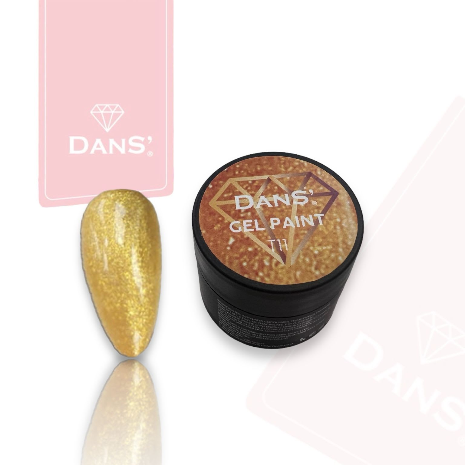 Dans Gel Paint Dorado