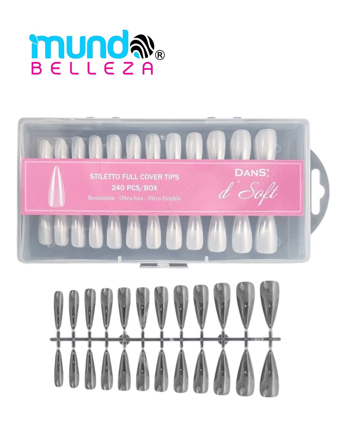 Dans Tips Soft Gel Stiletto Full Cover