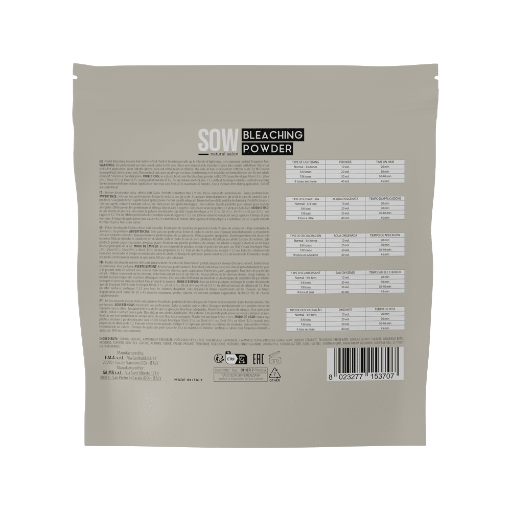 Decolorante en Polvo Sow Pro Plex 500 gr - Imagen 2