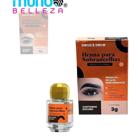 Della y Delle Henna Castaño Oscuro 3 g