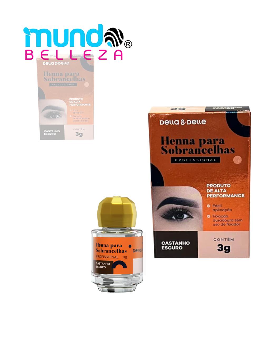 Della y Delle Henna Castaño Oscuro 3 g