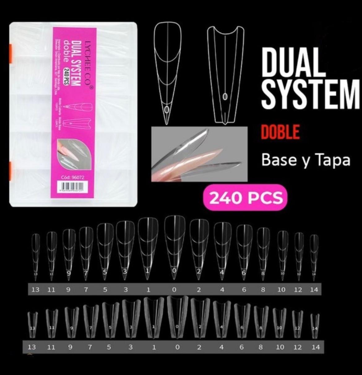 Dual System Doble 240 pcs Stiletto