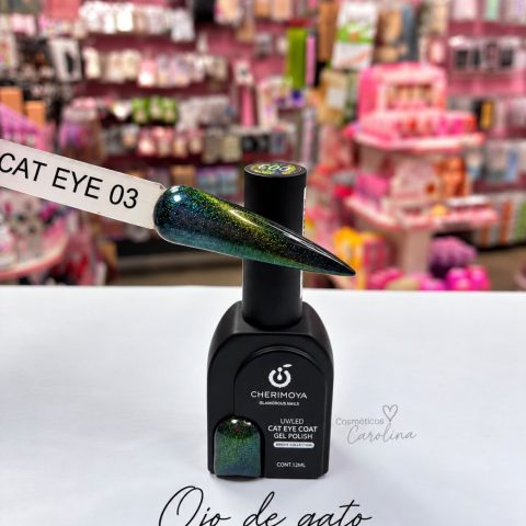 Esmalte Cat Eye Cherimoya Galaxy Glitter 03 12 ml