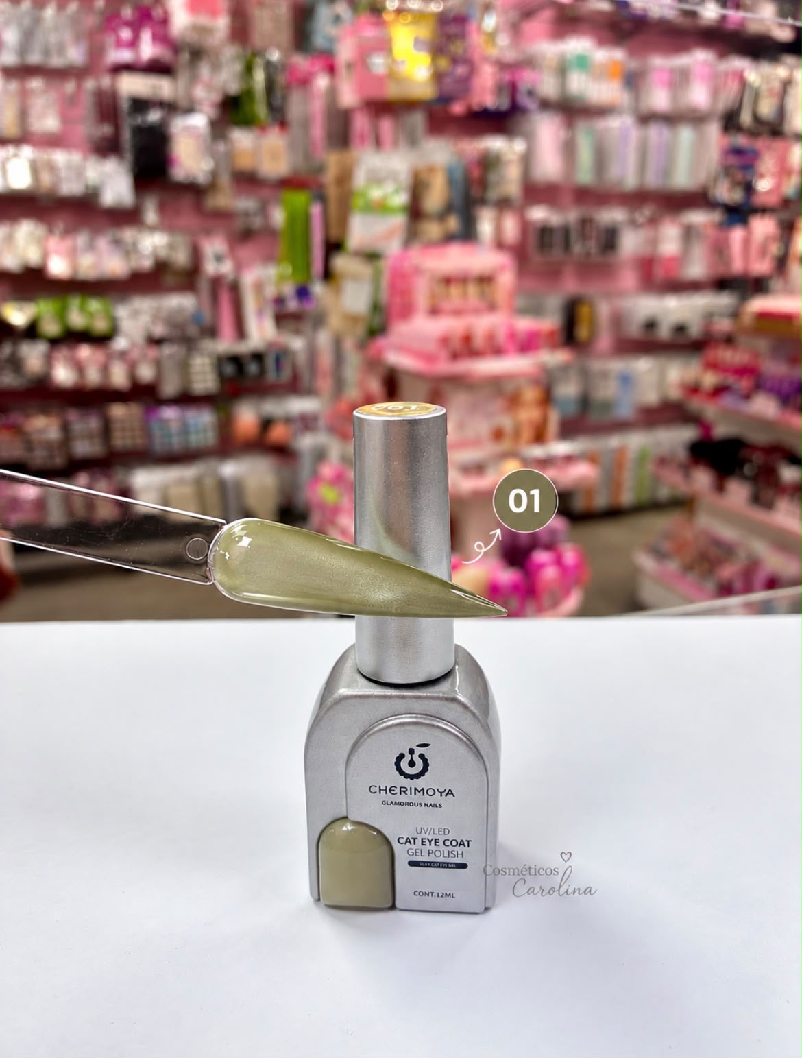Esmalte Cat Eye Cherimoya Silky 001 12 ml