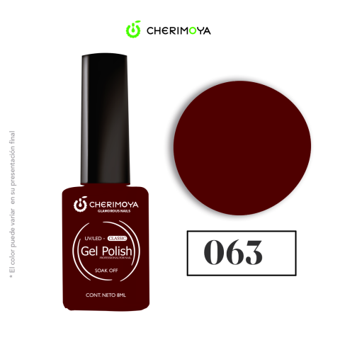Esmalte Cherimoya 063 8 ml UV/LED