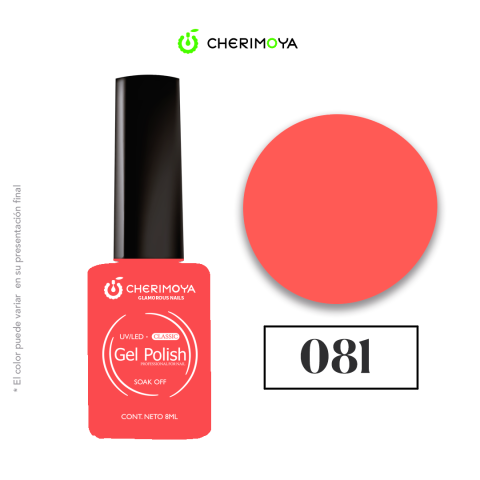 Esmalte Cherimoya 081 8 ml UV/LED