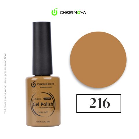 Esmalte Cherimoya 216 8 ml UV/LED