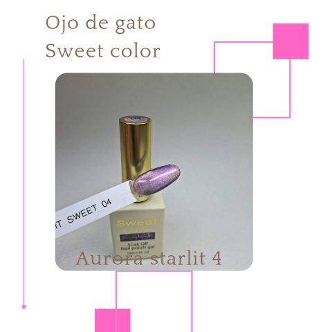 Esmalte Ojo de Gato Sweet Color Aurora Starlit 4