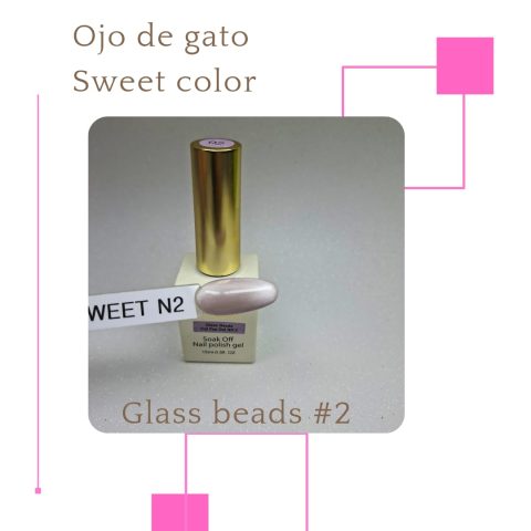 Esmalte Ojo de Gato Sweet Color Glass Beads 2
