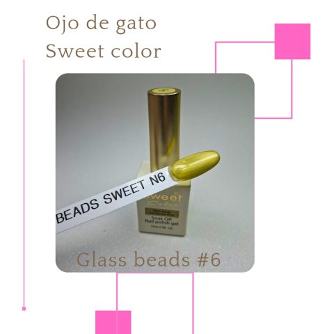 Esmalte Ojo de Gato Sweet Color Glass Beads 6