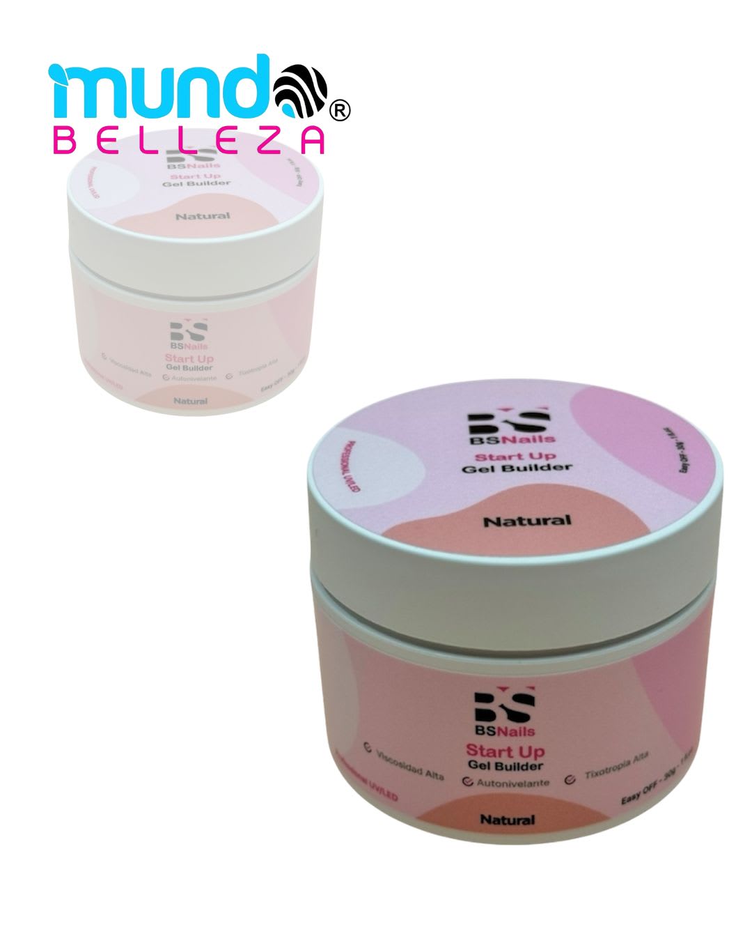 Gel Builder Pote Rosado 30 ml Natural