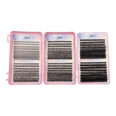 Jdm Libro de Pestañas Triple 20+30+40+50+70+80D Mix