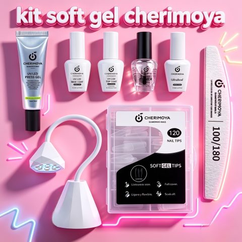 Kit para Uñas Soft Gel Cherimoya
