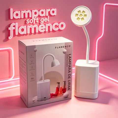 Lámpara Soft Gel Inalámbrica Flamenco