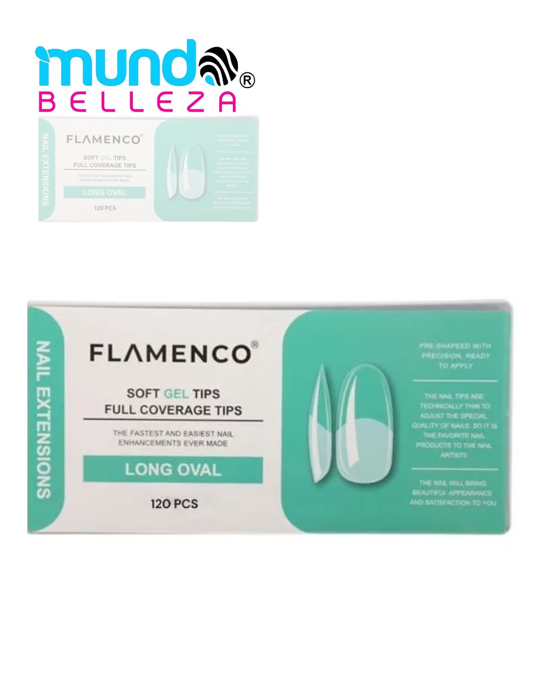 Long Oval Tips Soft Gel