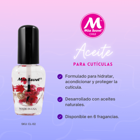 Mia Secret Aceite de Cutícula Lilac 7.4 ml