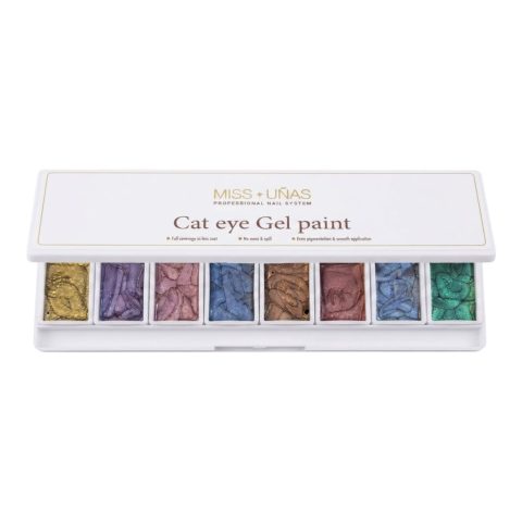 Miss Uñas Colección Gel Paint Cat Eye 8 Colores
