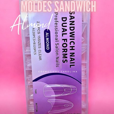 Moldes Dual Sandwich Almond 240 pcs