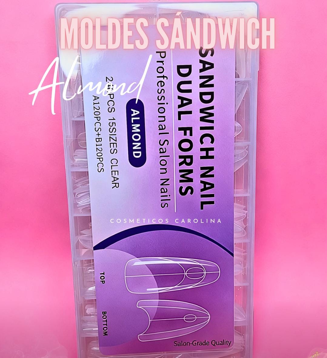 Moldes Dual Sandwich Almond 240 pcs