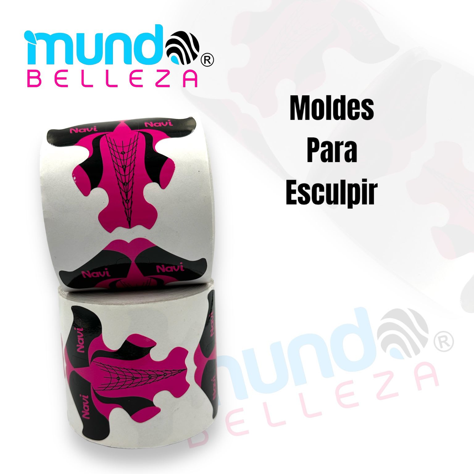 Moldes Stiletto Fucsia 300 pcs