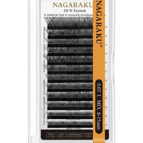 Nagaraku Pestañas 3D 0.07 L Mix 8-15 mm