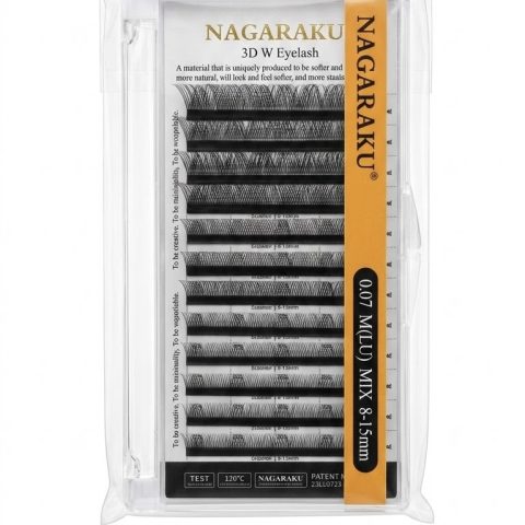 Nagaraku Pestañas 3D 0.07 M (lu) Mix 8-15 mm