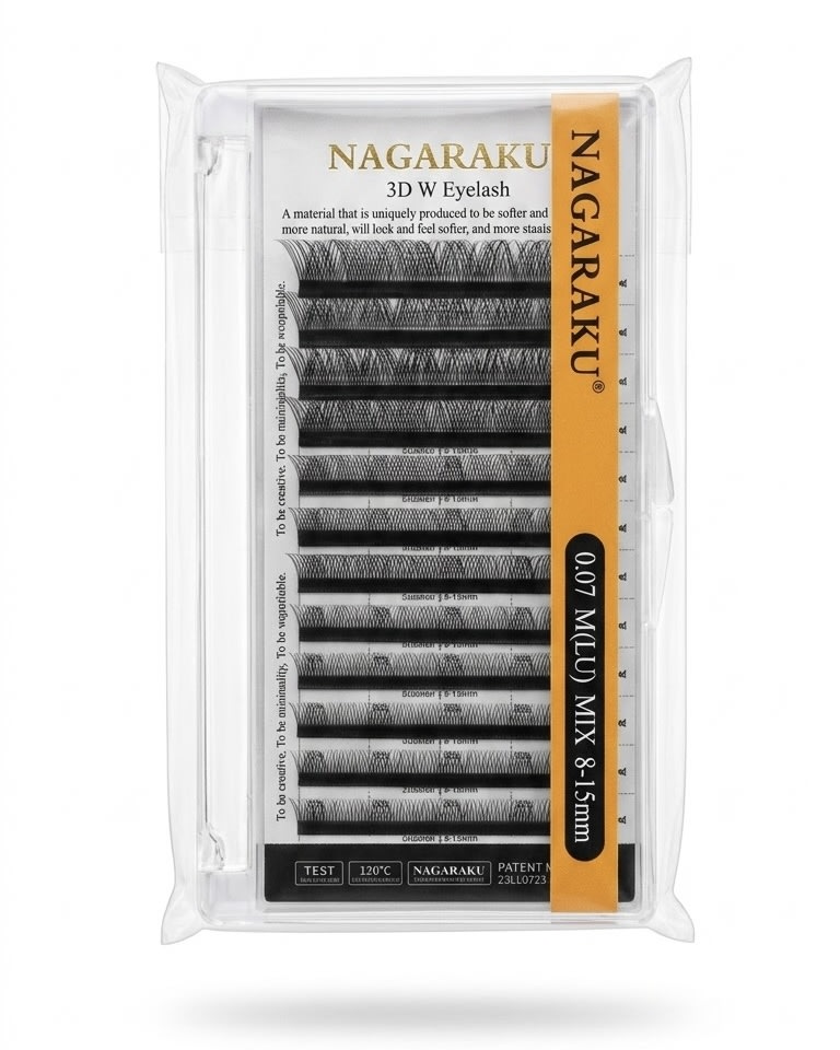 Nagaraku Pestañas 3D 0.07 M (lu) Mix 8-15 mm