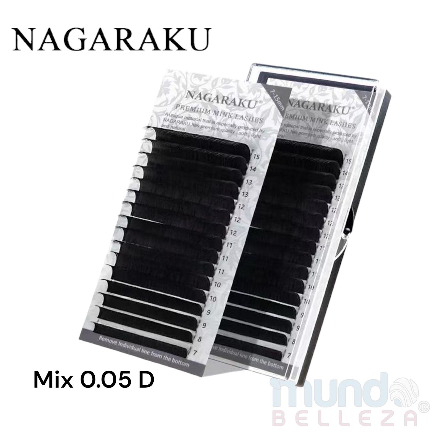 Nagaraku Pestañas Mix 0.05D