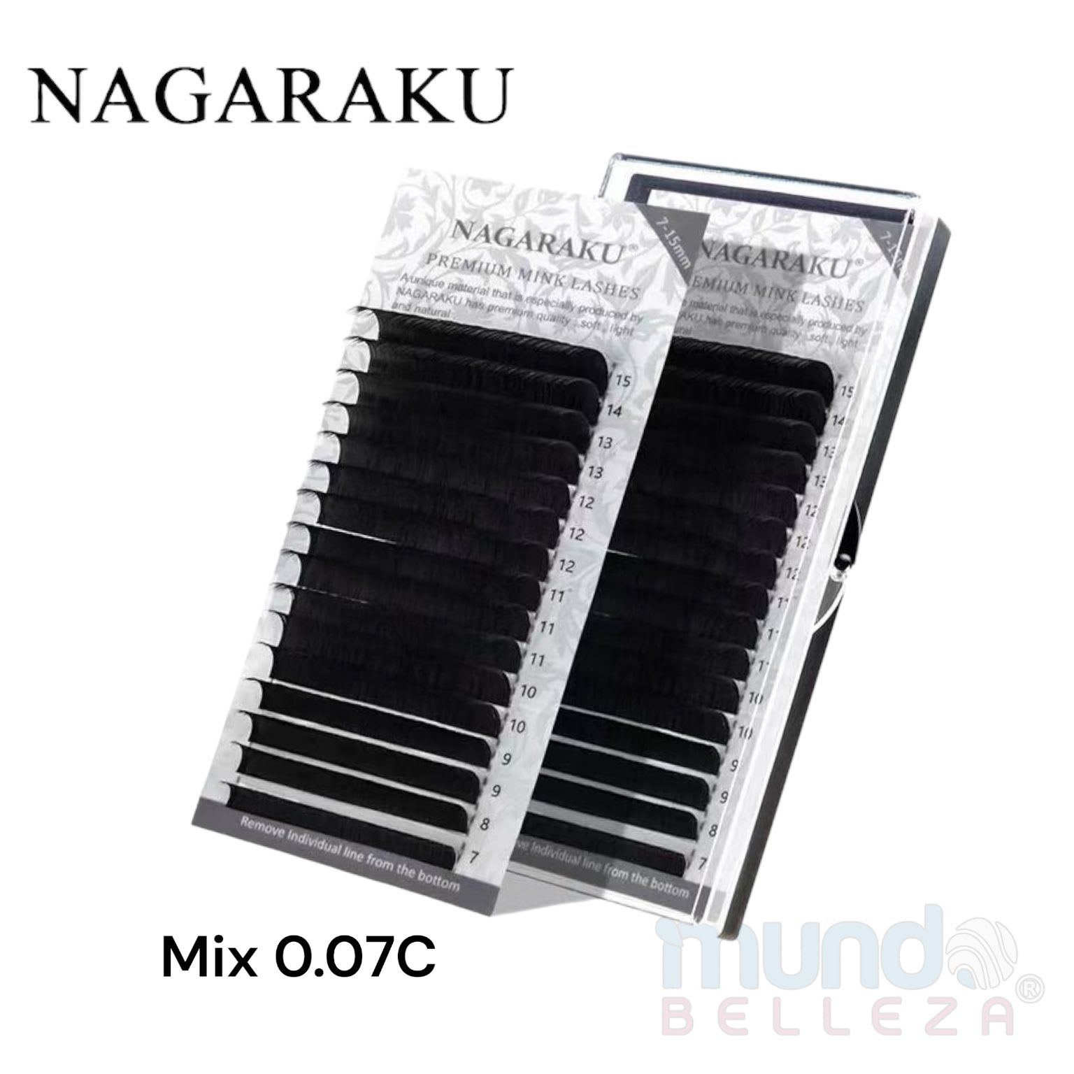 Nagaraku Pestañas Mix 0.07C