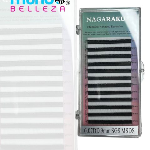 Nagaraku Pestañas Volumen Brasileño 9 mm