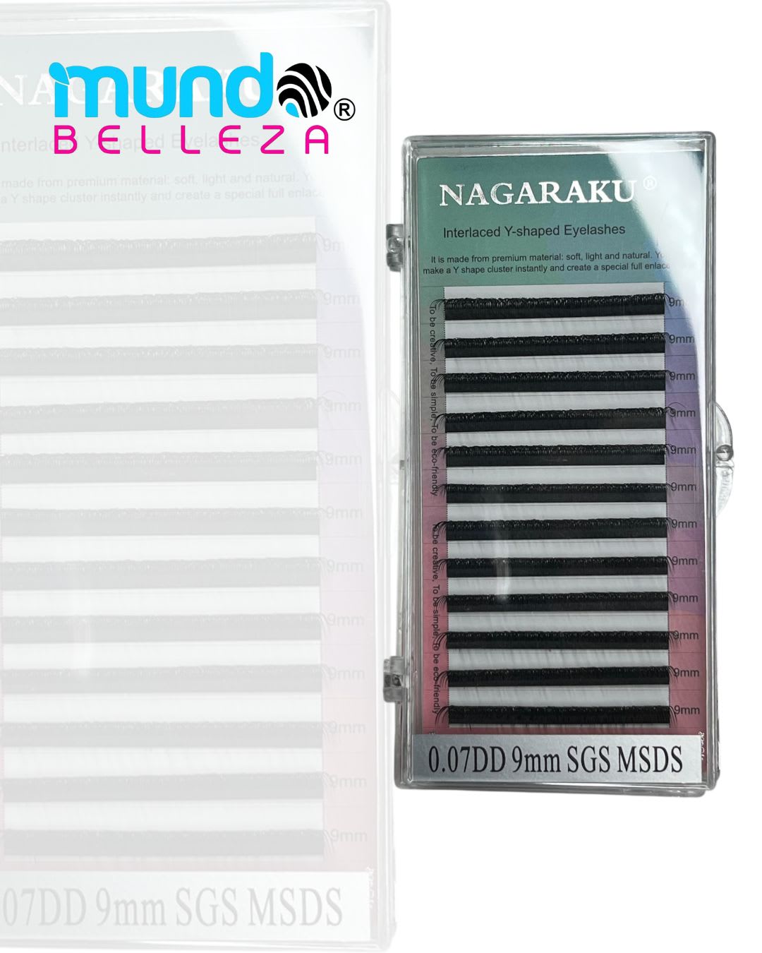Nagaraku Pestañas Volumen Brasileño 9 mm