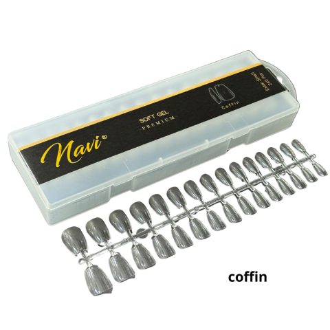Navi Tips Soft Gel Premium 240 pcs Coffin