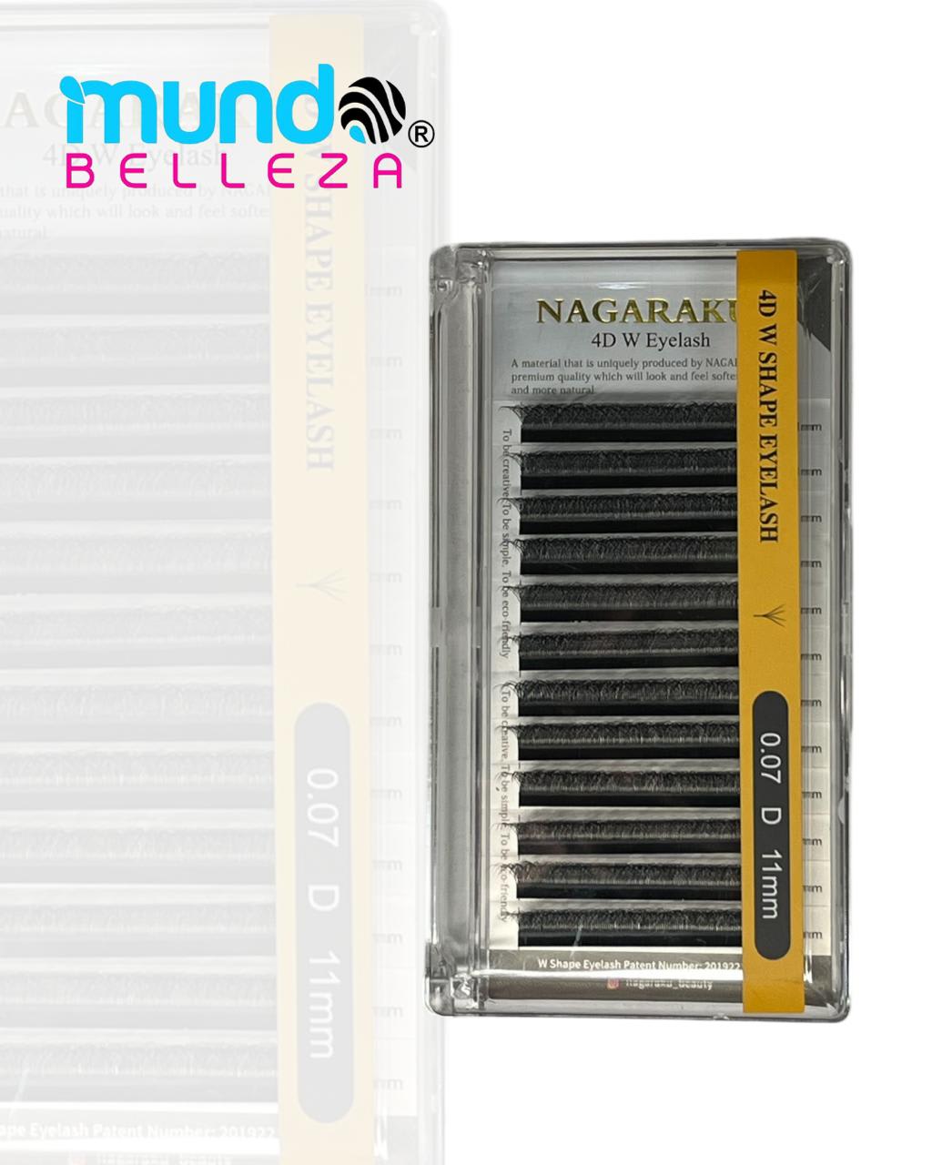Pestañas Nagaraku Fibras Tecnologicas 0.07D (4d 11 mm)