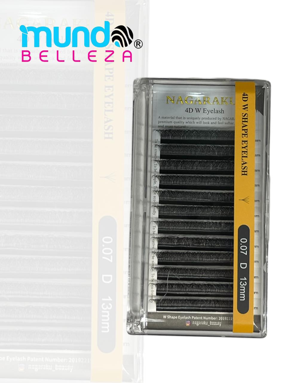 Pestañas Nagaraku Fibras Tecnologicas 0.07D (4d 13 mm)