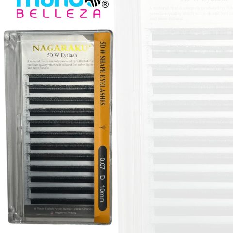 Pestañas Nagaraku Fibras Tecnologicas 0.07D (5D 10 mm)