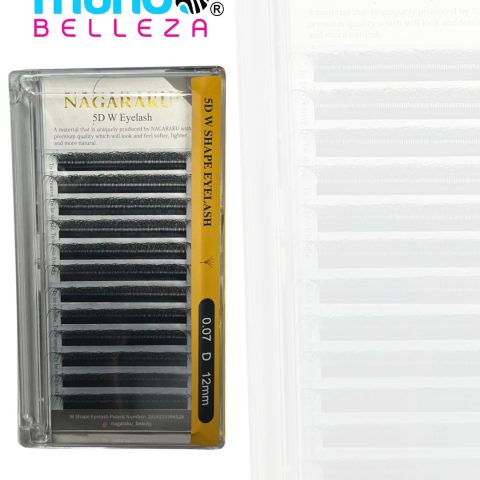 Pestañas Nagaraku Fibras Tecnologicas 0.07D (5D 12 mm)