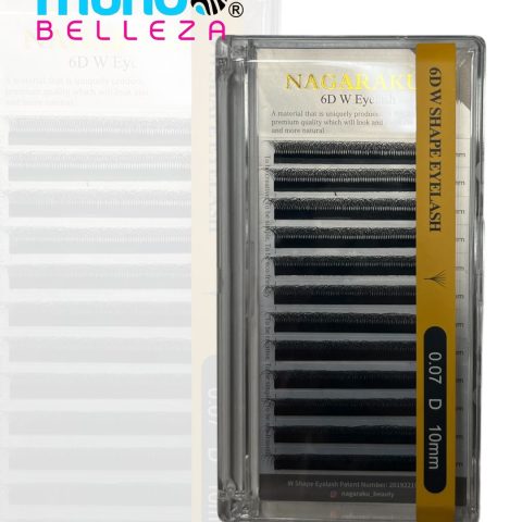Pestañas Nagaraku Fibras Tecnologicas 0.07D (6d 10 mm)